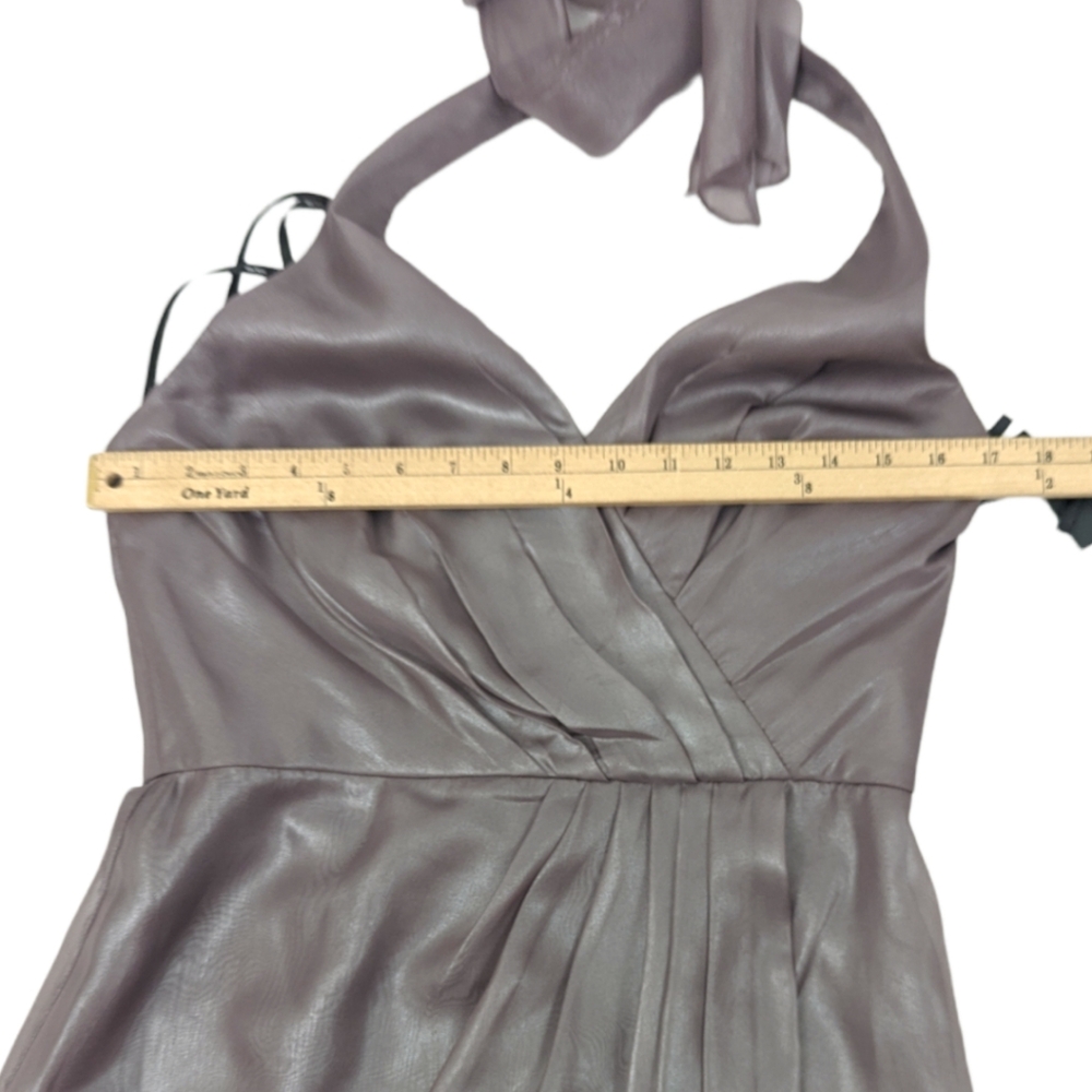 Vera Wang Dress Halter Dress NEW Womens 8 Lilac Special Occasion Cocktail Party - Picture 9 of 15